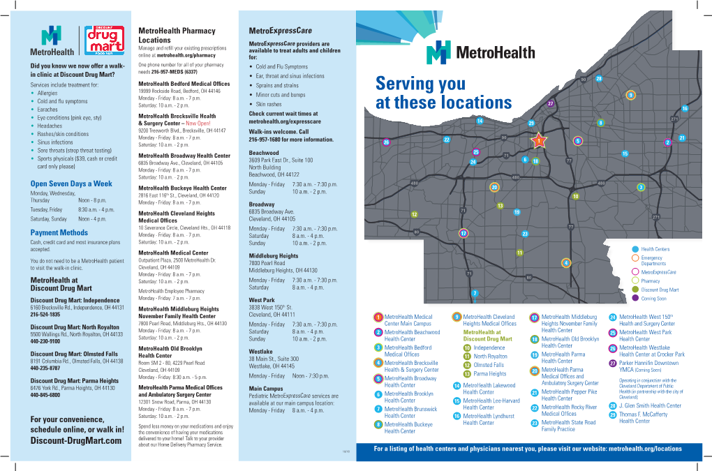 Metrohealth Pharmacy Locations