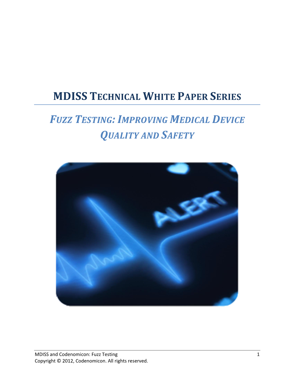 Mdiss Technical White Paper Series Fuzz Testing