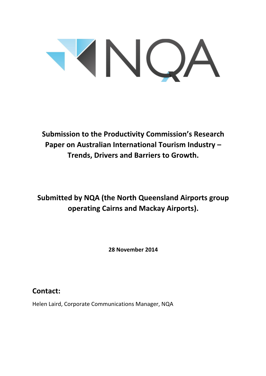 North Queensland Airports Group Operating Cairns and Mackay Airports)