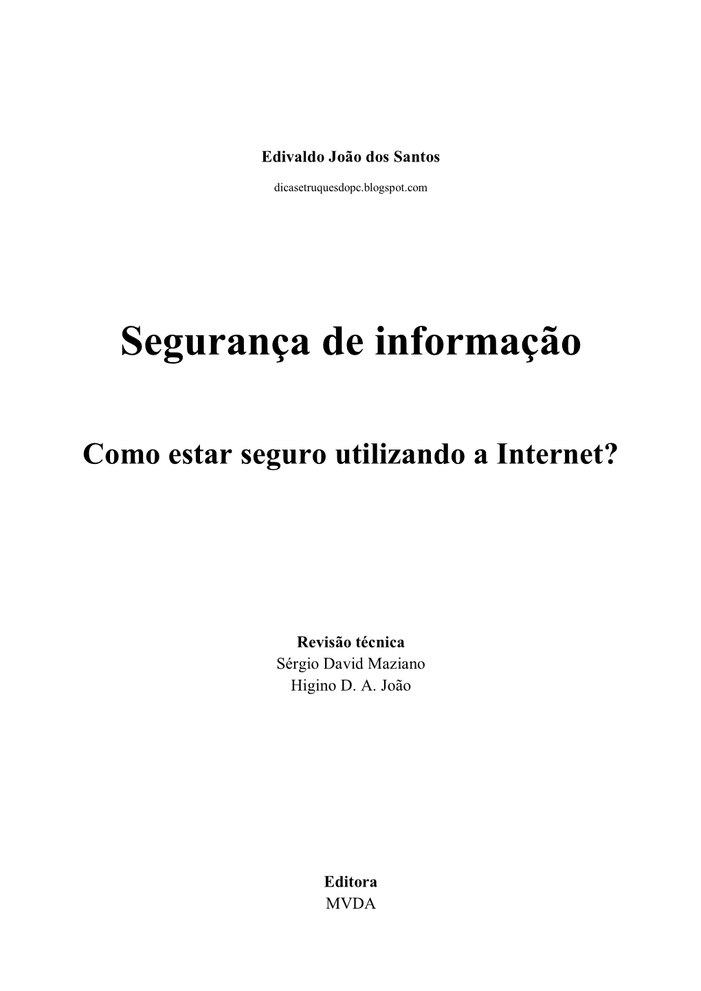 Segurança De Informação