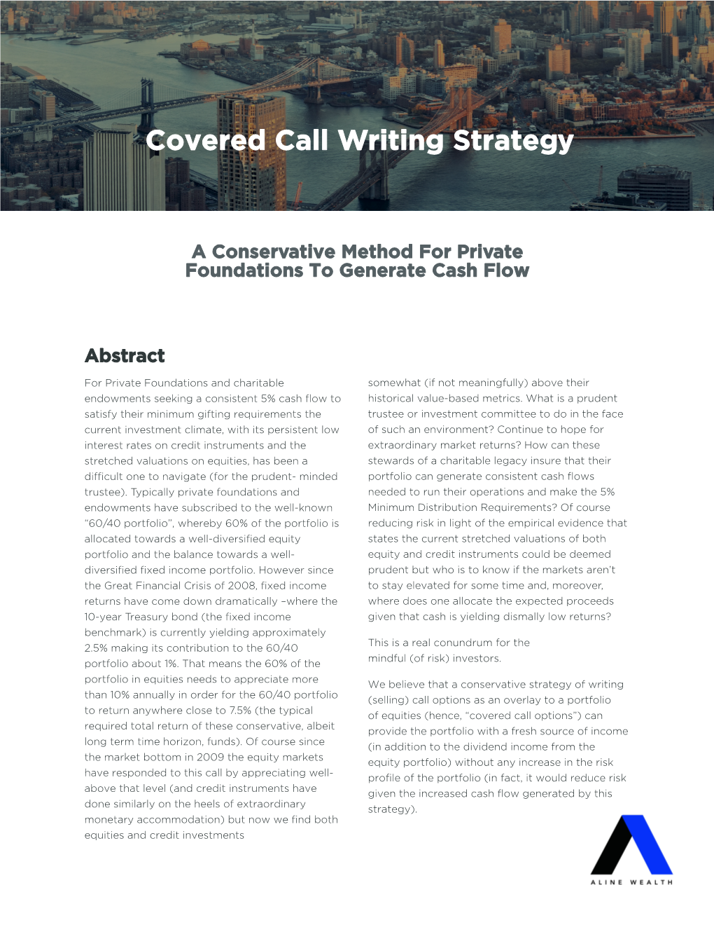 Covered Call Writing Strategy