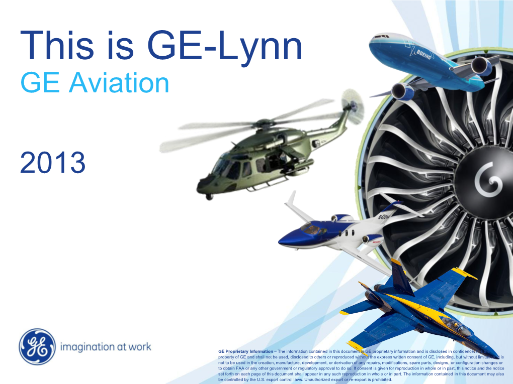 This Is GE-Lynn GE Aviation