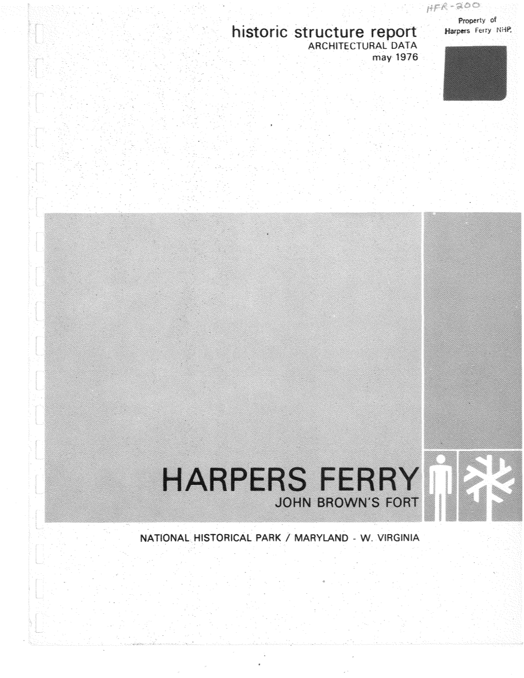 Historic Structure Report Harpers Ferry NHP