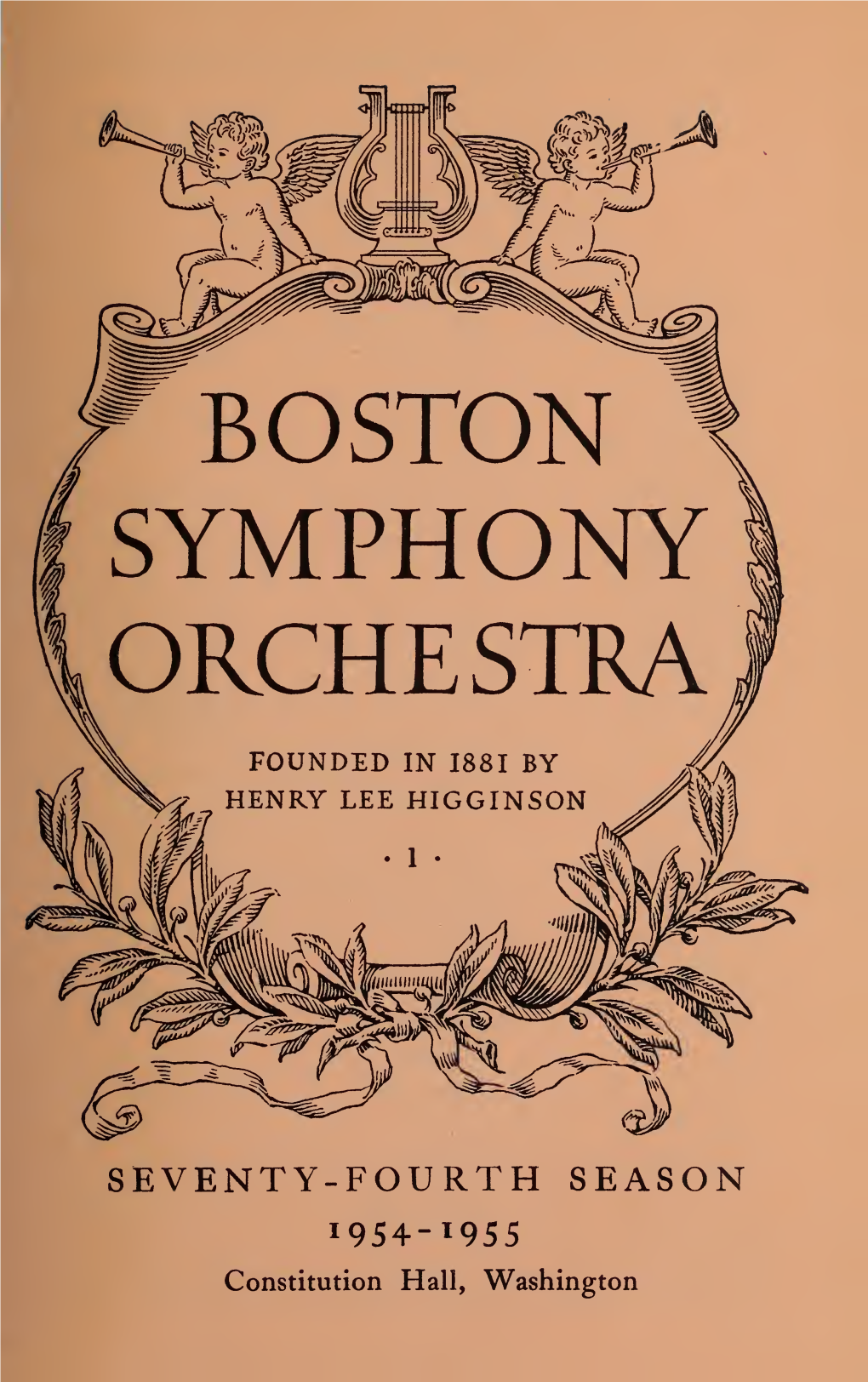 Boston Symphony Orchestra Concert Programs, Season 74, 1954