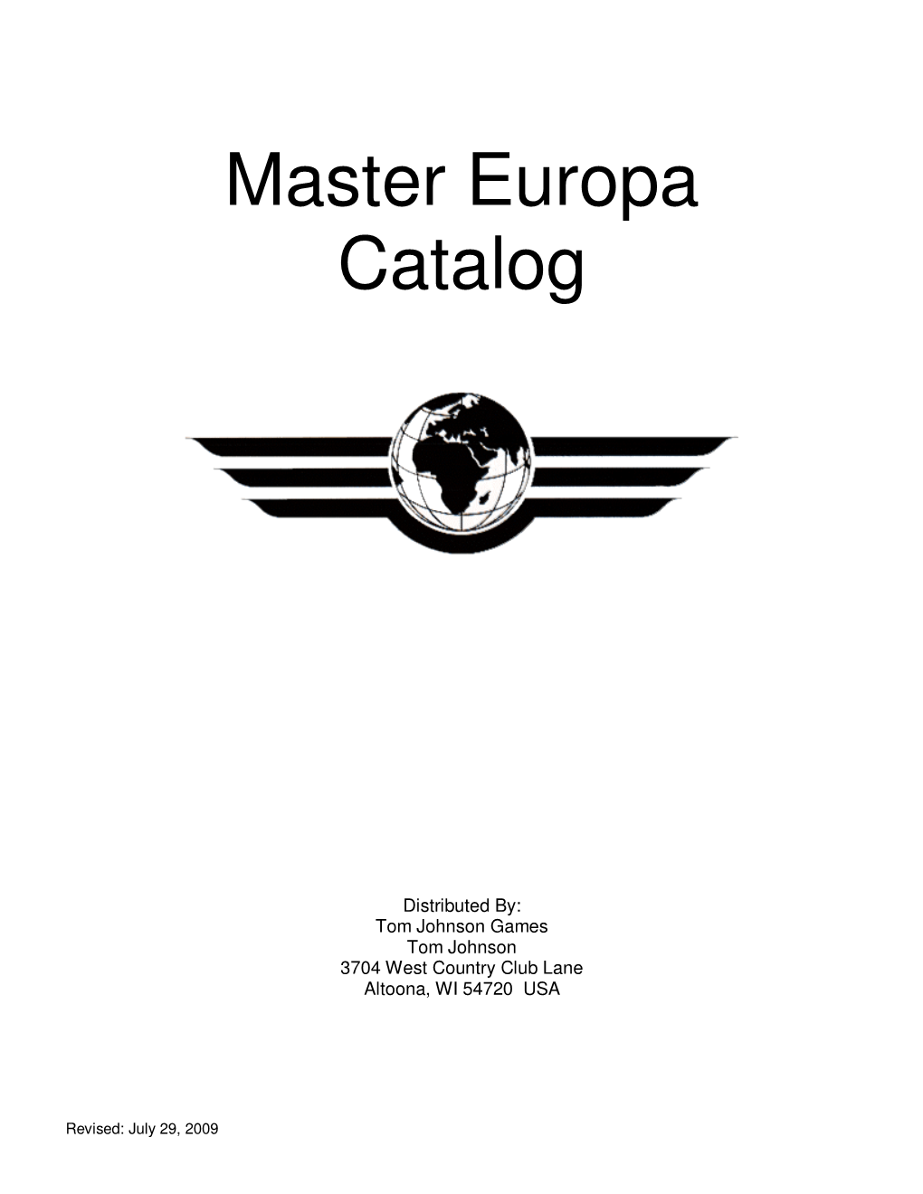 Master Europa Catalog