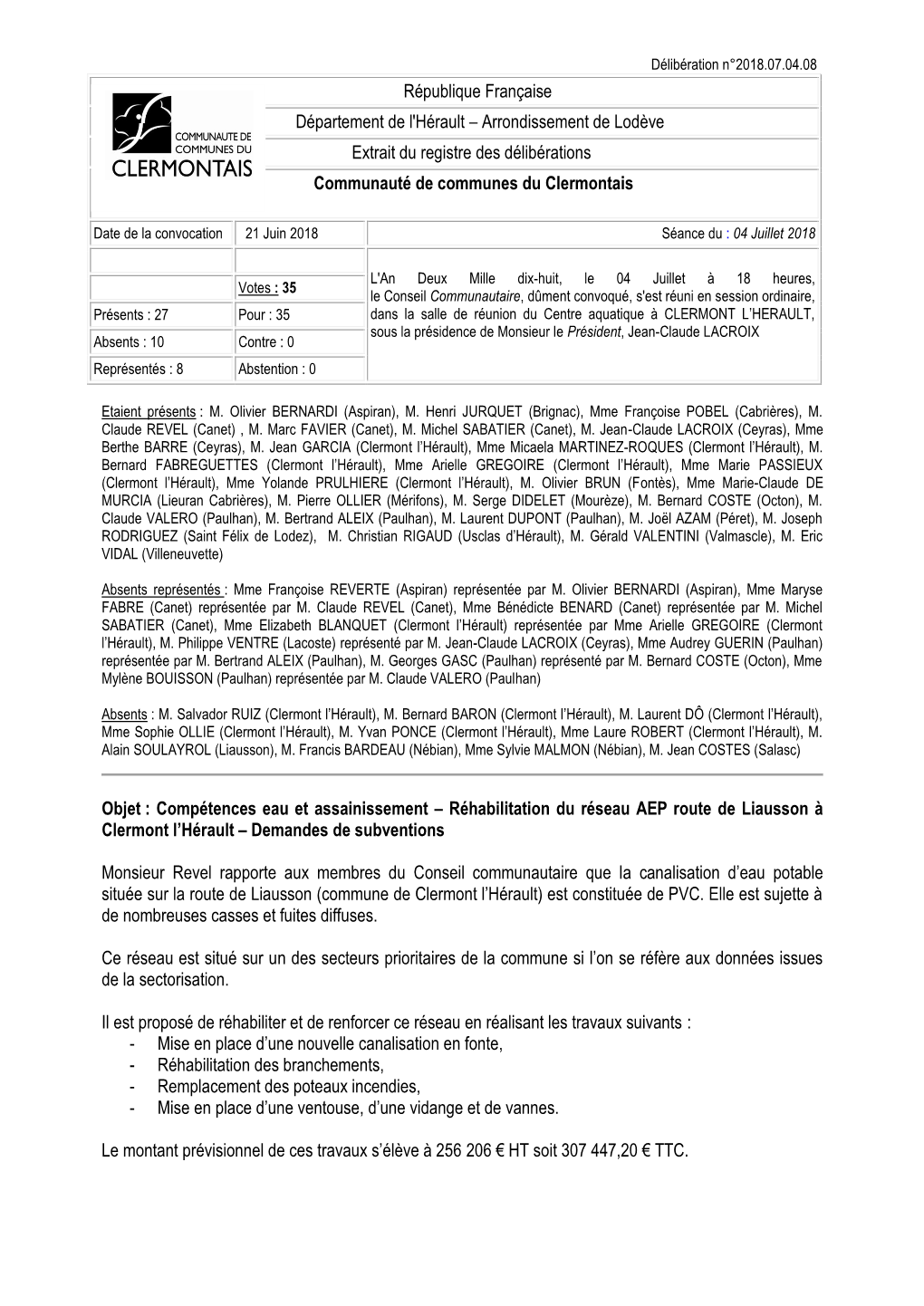 Communaute De Communes Du Clermontais