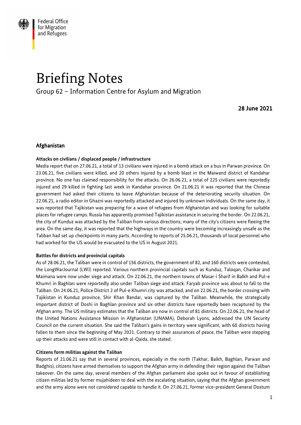 Briefing Notes KW26 2021 Englisch