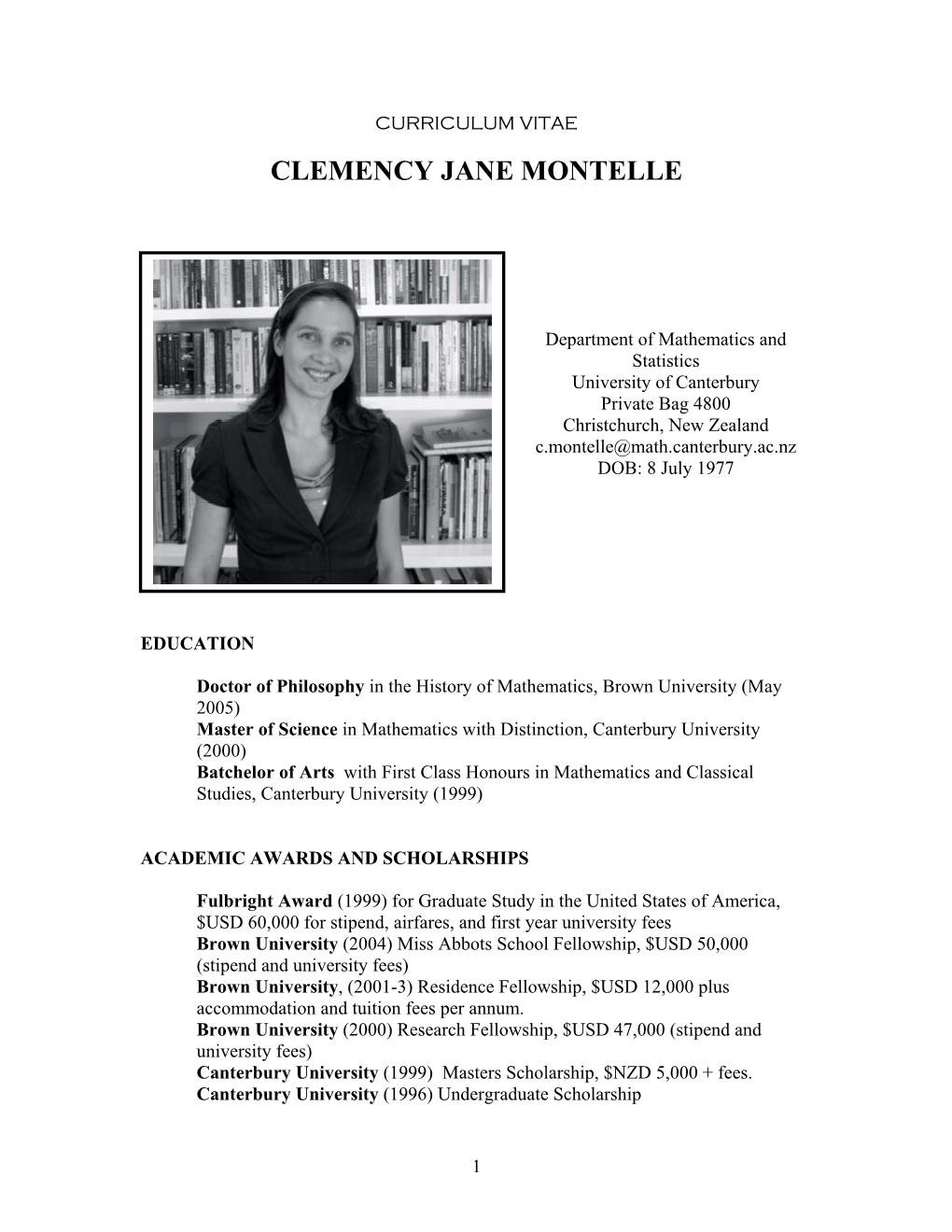 Clemency Jane Williams