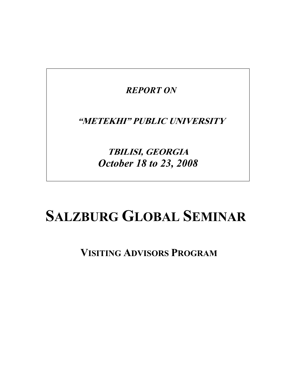 Salzburg Global Seminar