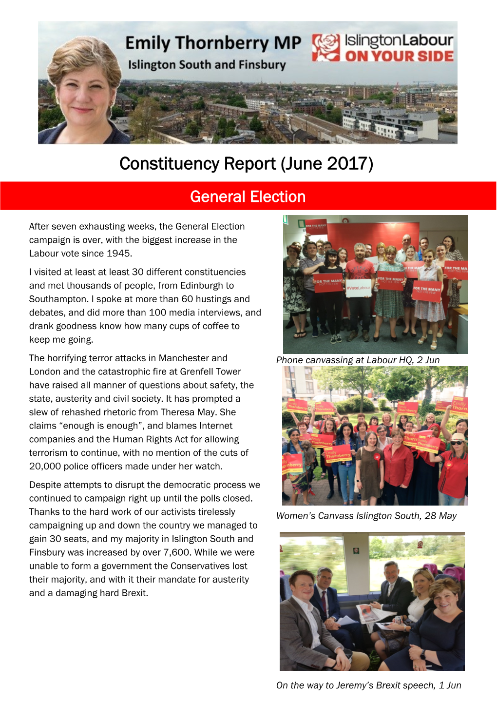 Constituency Report (June 2017) General Election