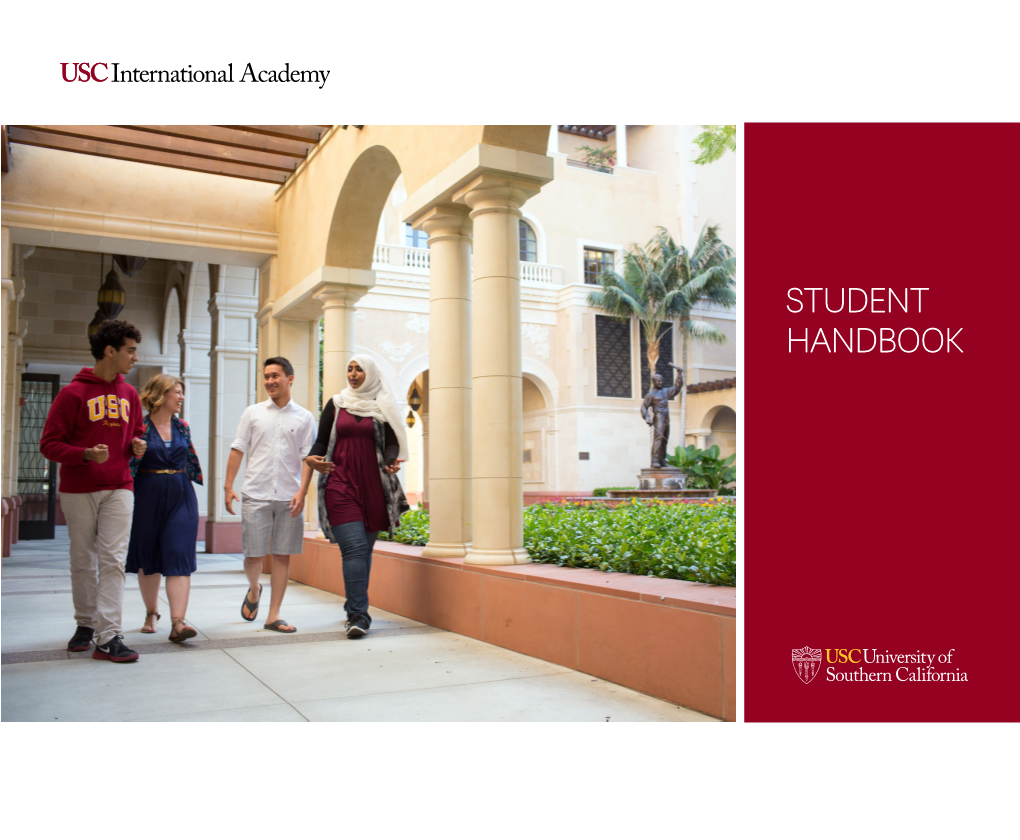STUDENT HANDBOOK USC International Academy • 3415 S
