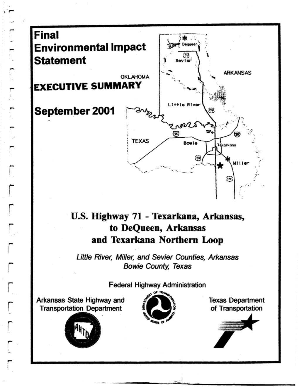 Final Environmental Impact Statement September 2001