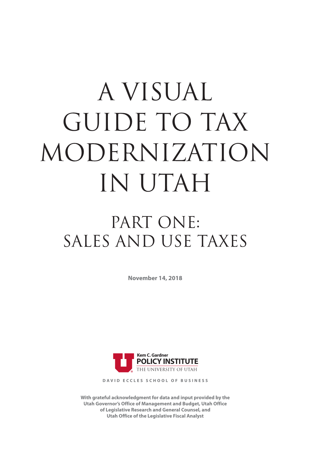 A Visual Guide to Tax Modernization in Utah