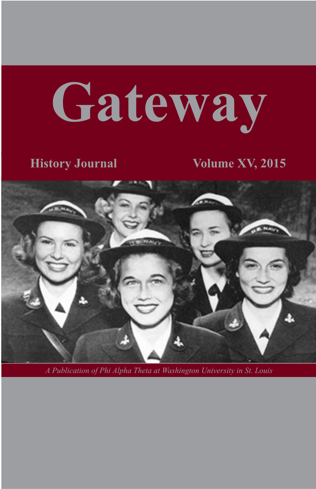 History Journal Volume XV, 2015