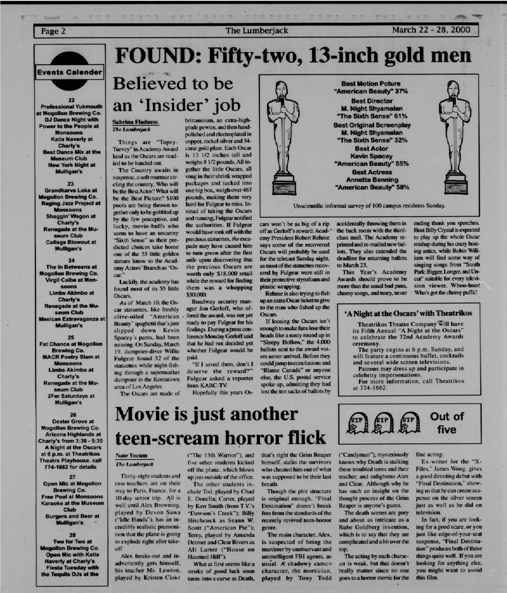 FOUND: Fifty-Two, 13-Inch Gold Men