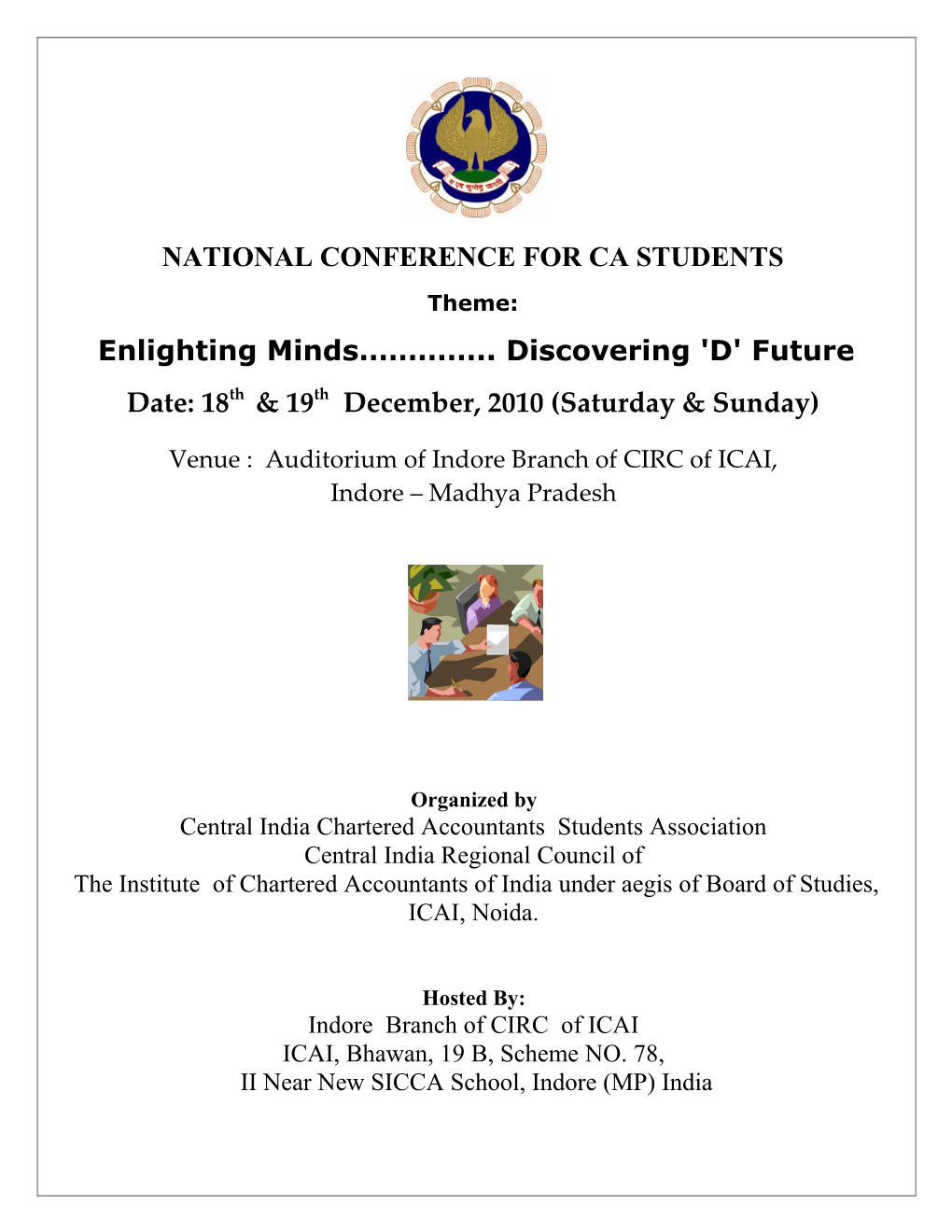 12Th NATIONAL CONVENTION for CA STUDENT