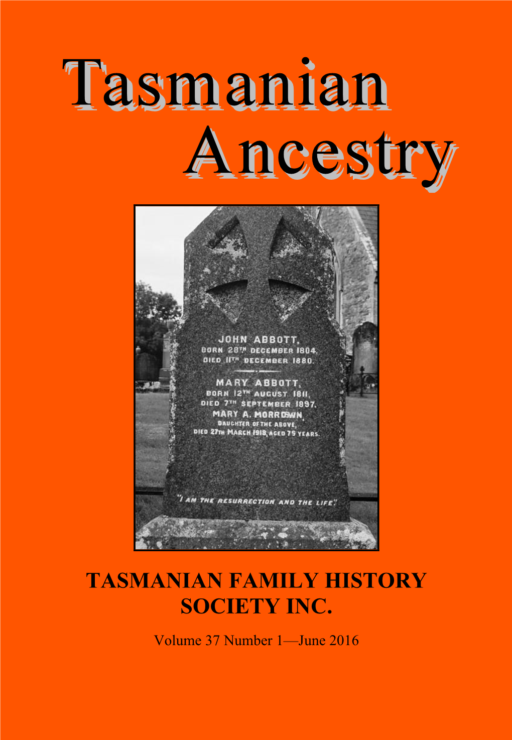 Tasmanian Family History Society Inc