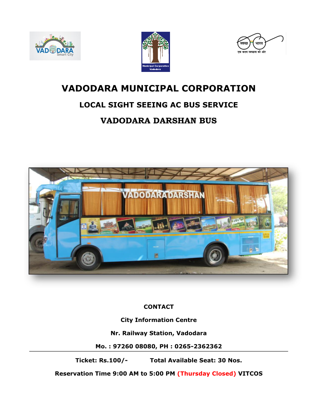 Vadodara Darshan Bus