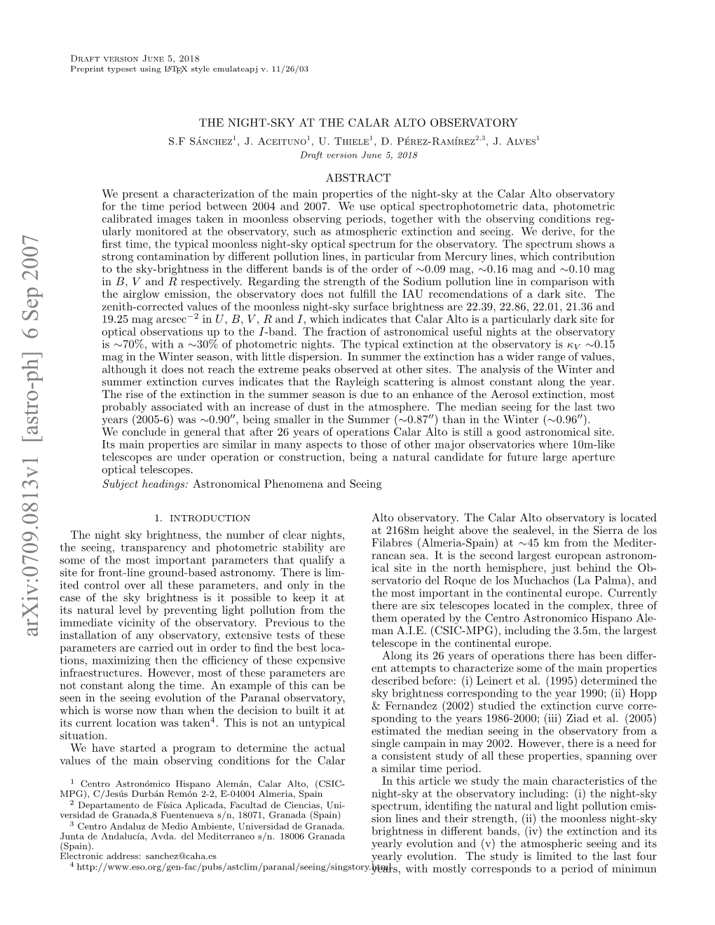 Arxiv:0709.0813V1