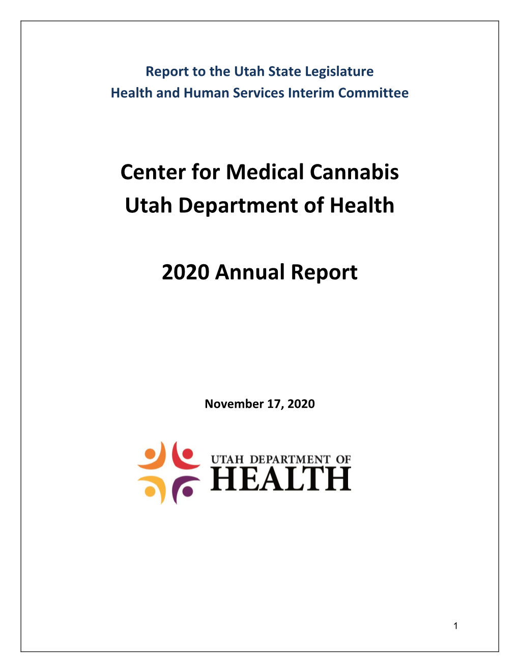 Center for Medical Cannabis Annual Report