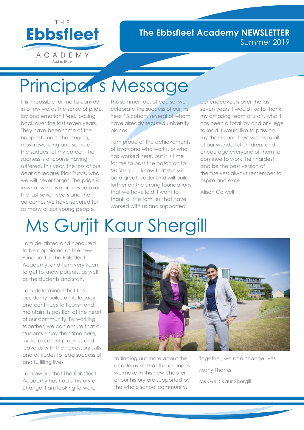 Ms Gurjit Kaur Shergill Principal's Message
