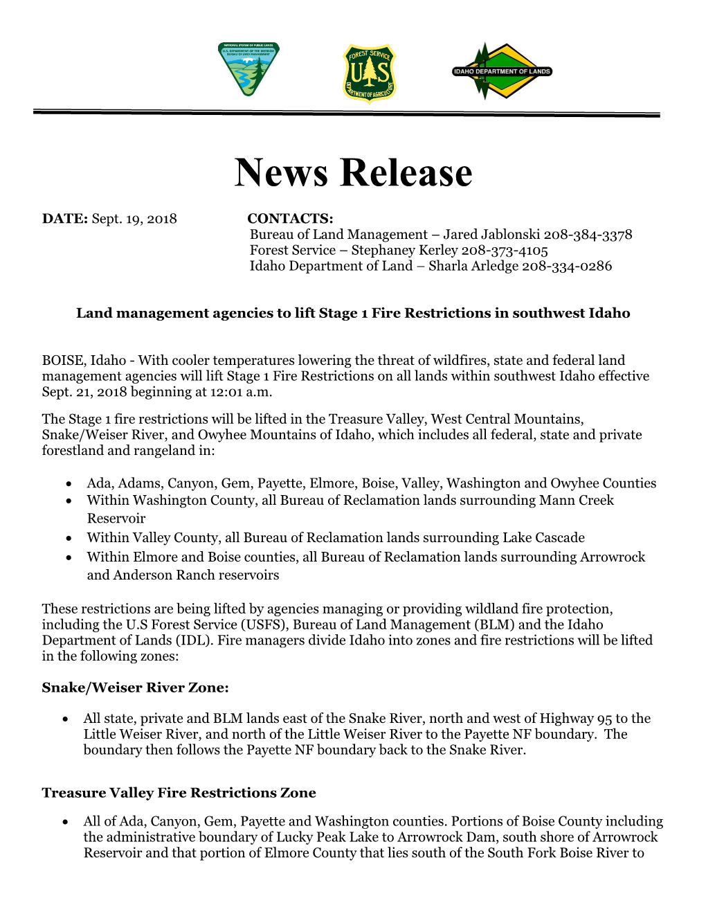 News Release