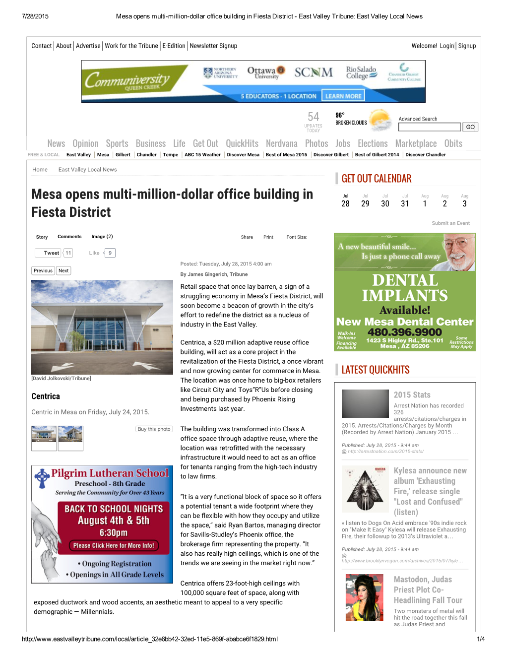 Mesa Opens Multi-Million-Dollar Office Building in Fiesta District