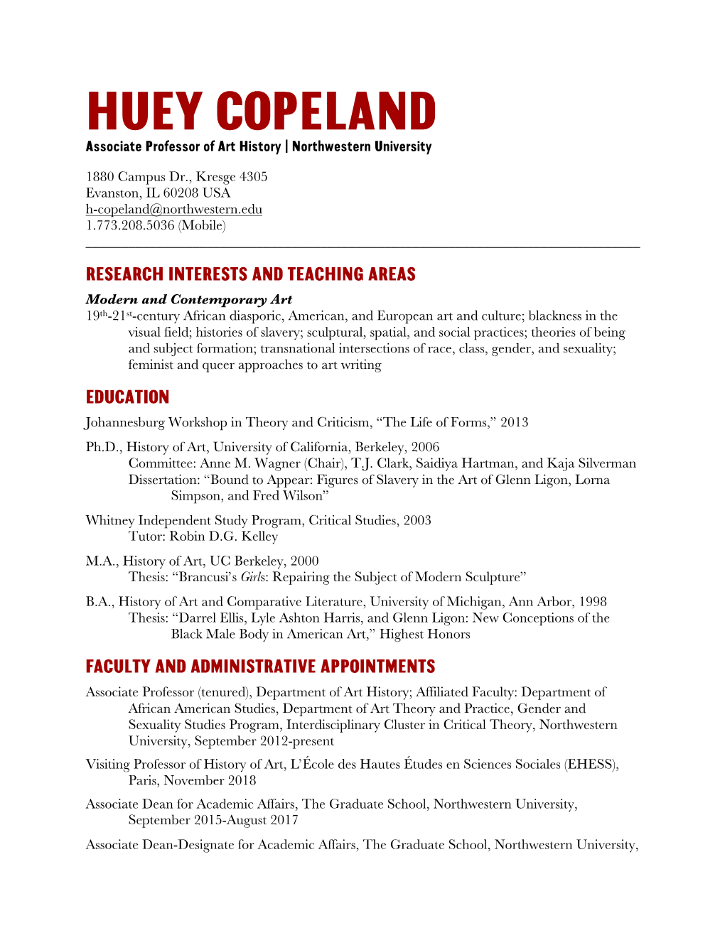 Huey Copeland CV-092018-Web