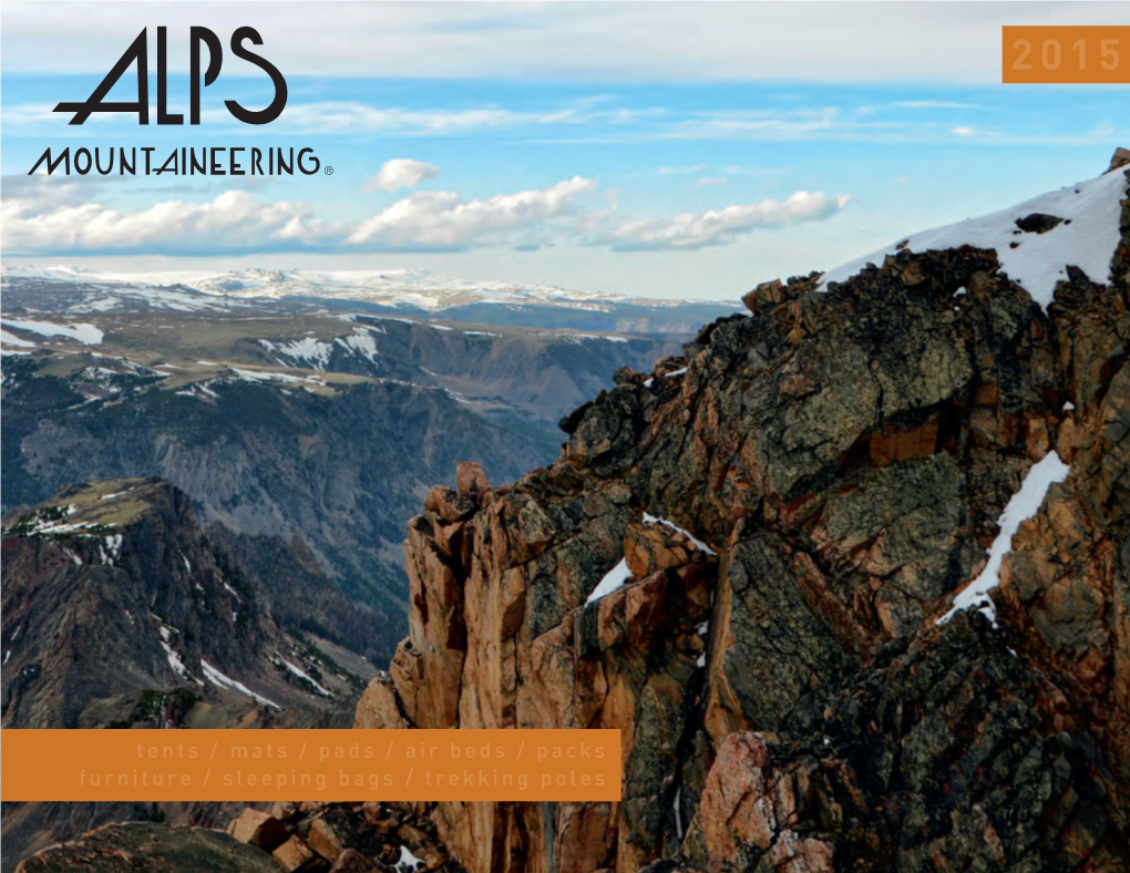 Alps Mountaineering Camping Gear & Outdoor Living Supplies Catalog