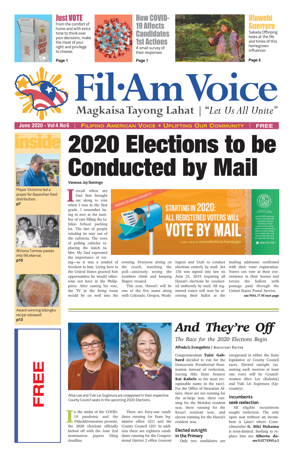 2020 Elections to Be Conducted by Mail Vanessa Joy Domingo