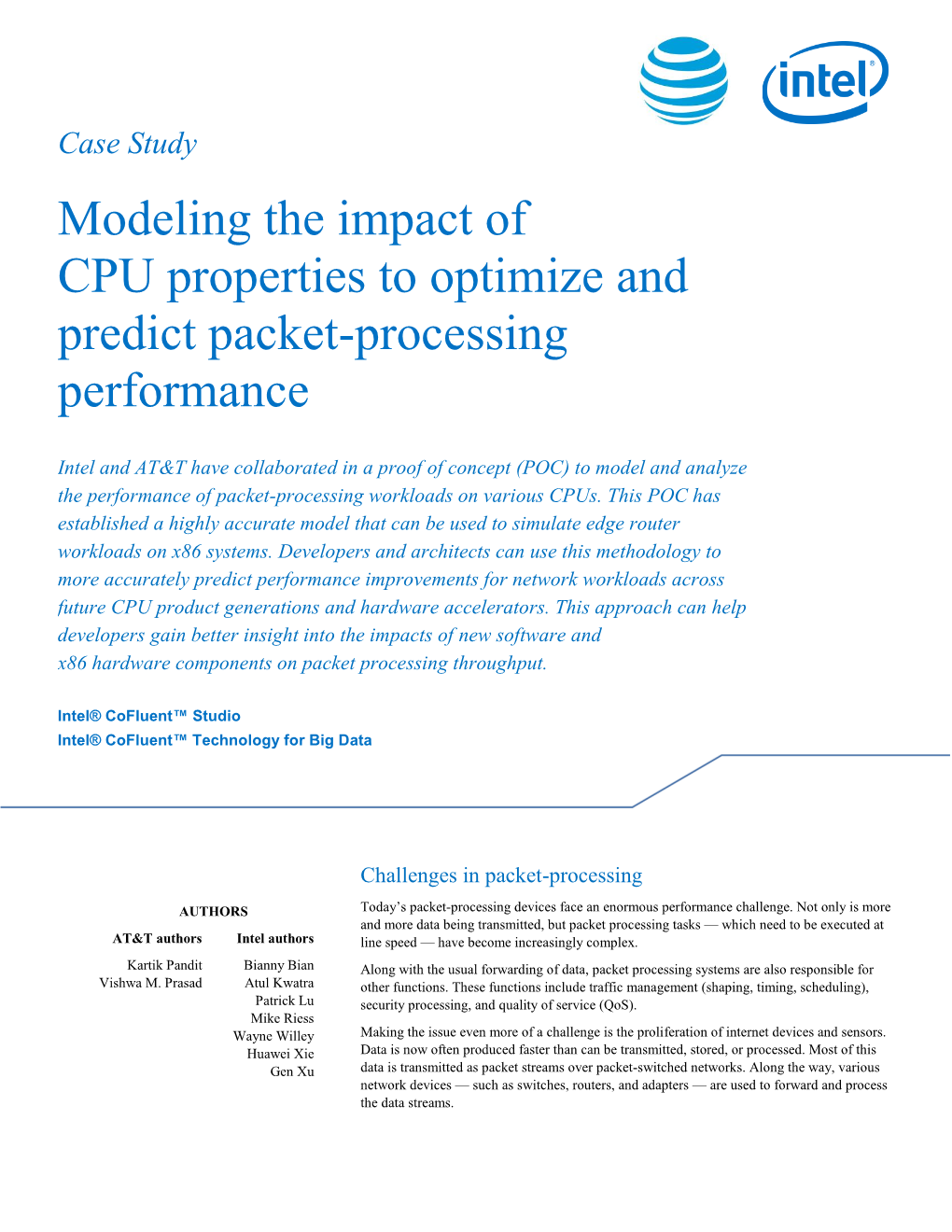 Modeling CPU Impact on Packet-Processing Performance