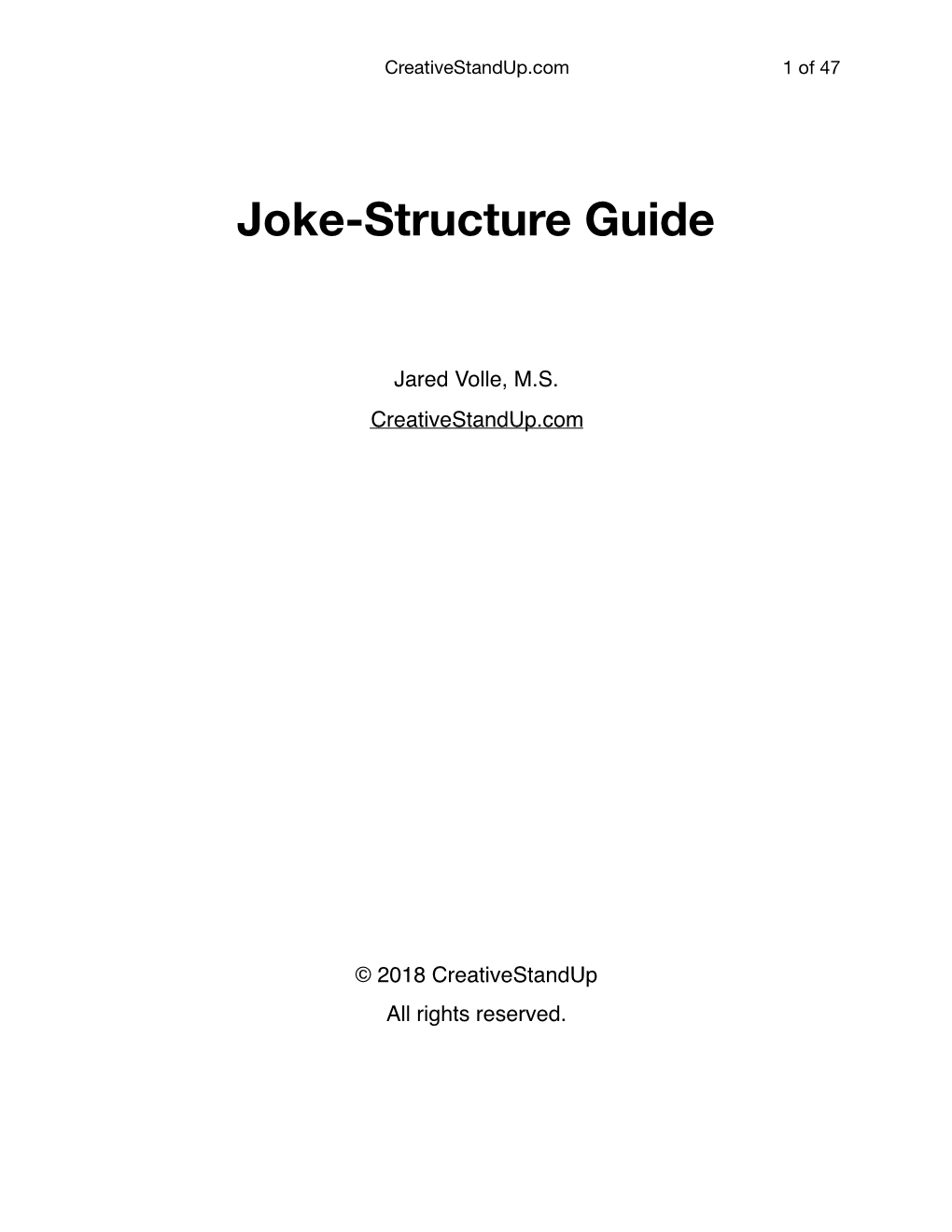 Joke-Structure Guide