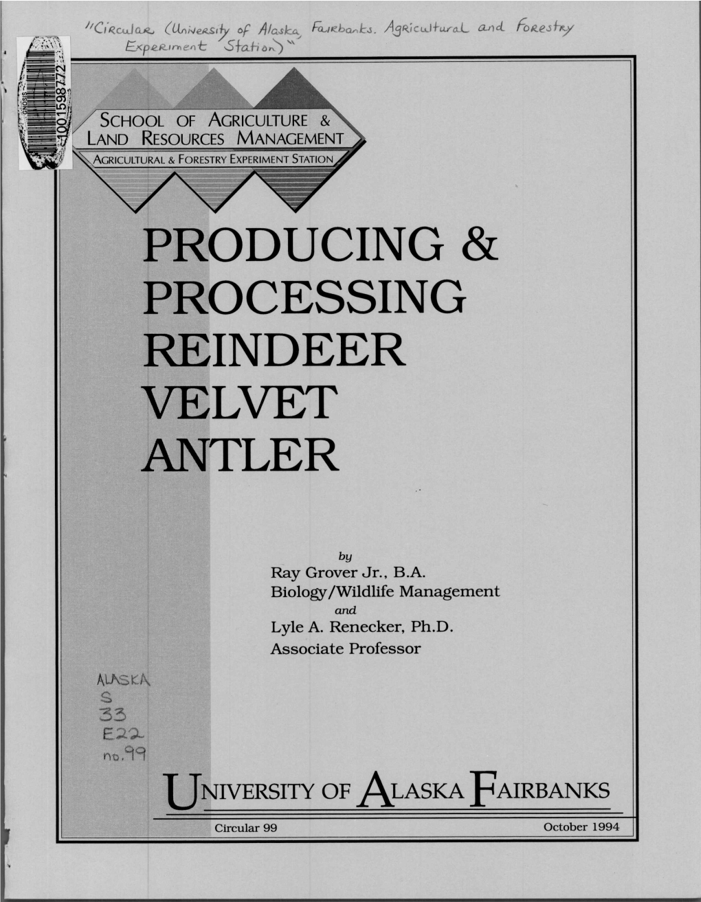 Producing & Processing Reindeer Velvet Antler