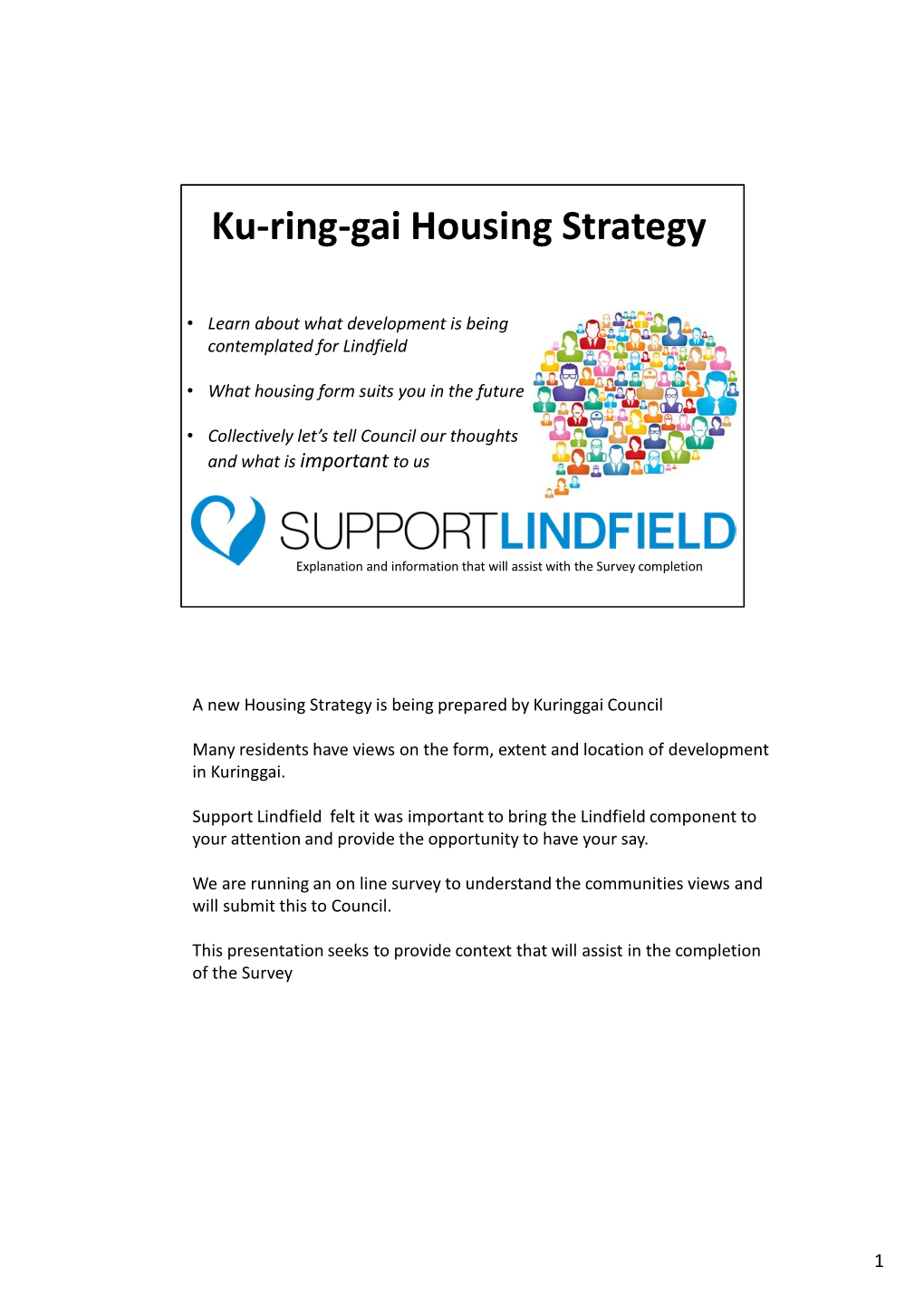 Ku-Ring-Gai Housing Strategy