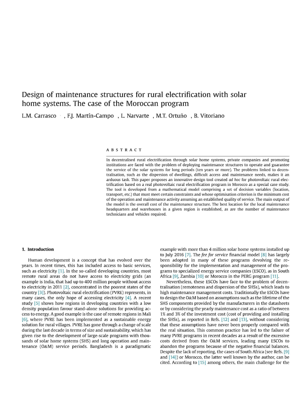 Design of Maintenance Structures for Rural Electrification with Solar Home Systems