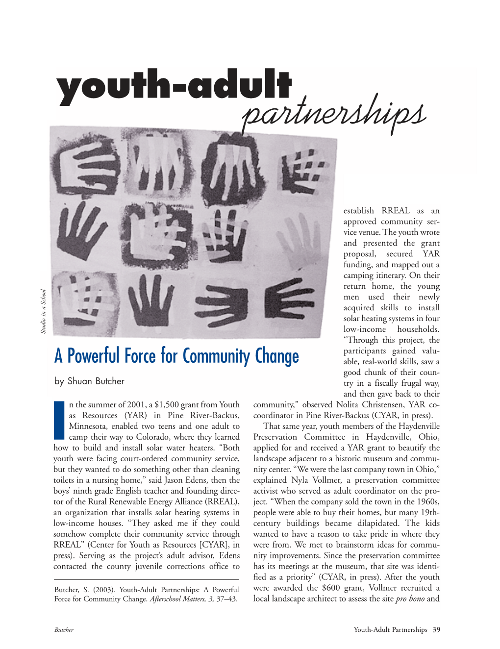 Youth-Adult Partnerships