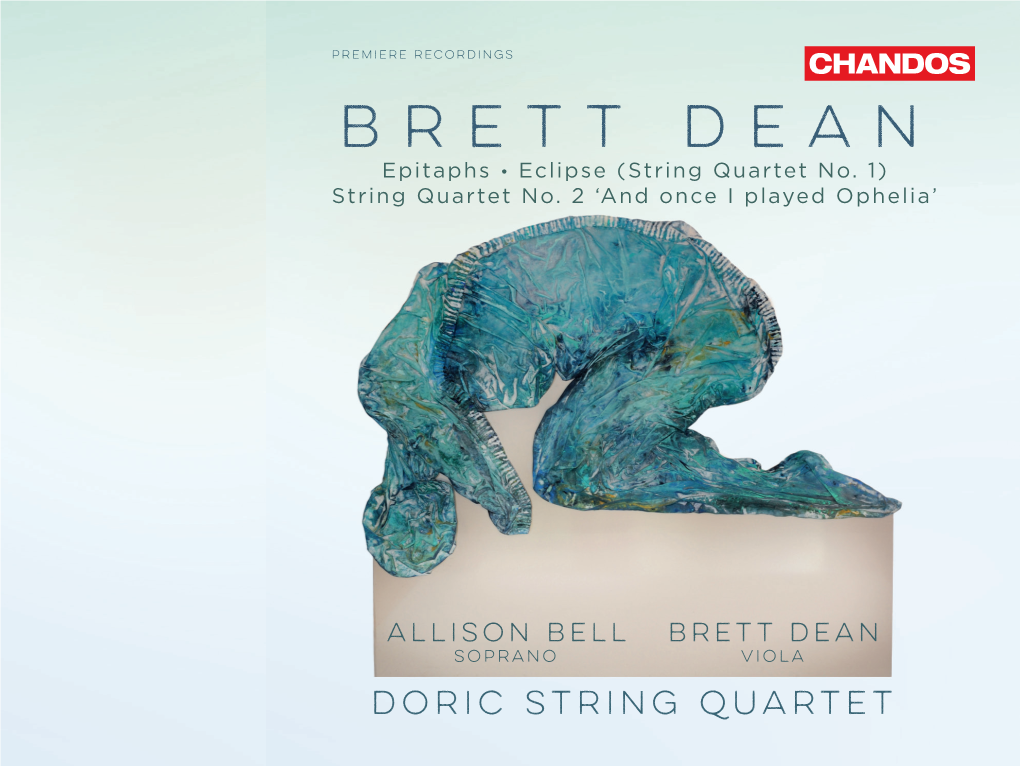 Brett Dean Epitaphs • Eclipse (String Quartet No