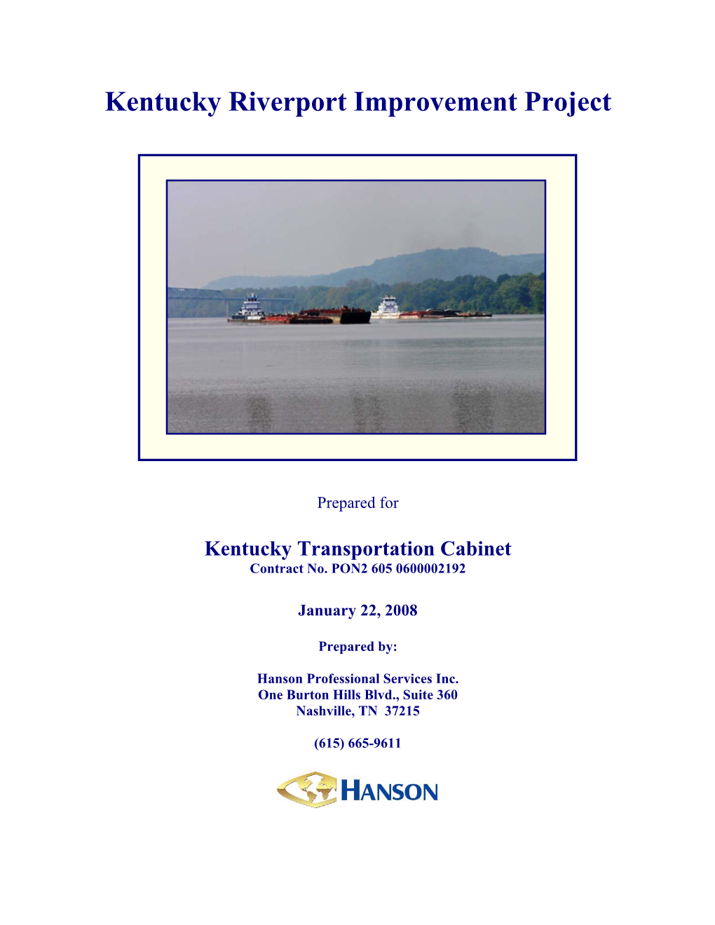 Kentucky Riverport Improvement Project