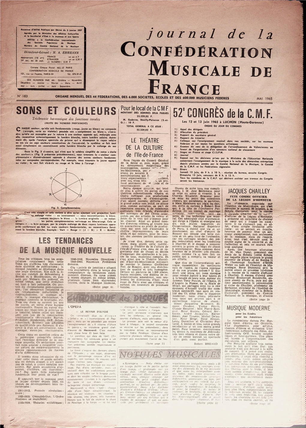 Confédération Musicale De France Pette on Ré Majeur