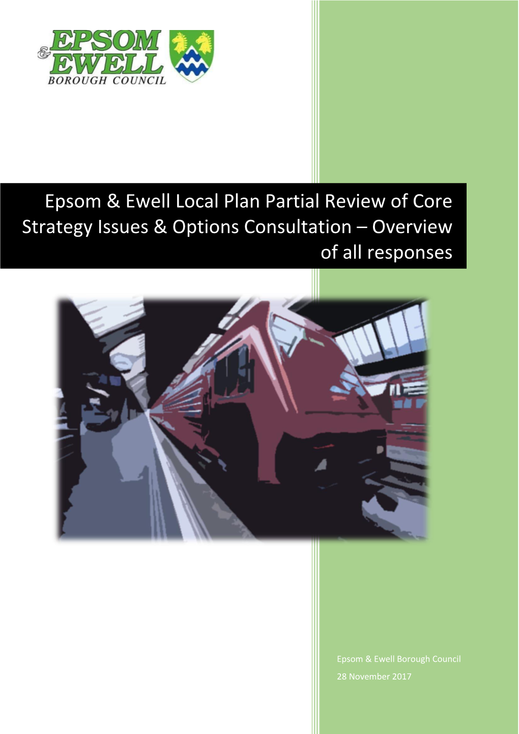 Epsom & Ewell Local Plan Partial Review of Core Strategy Issues