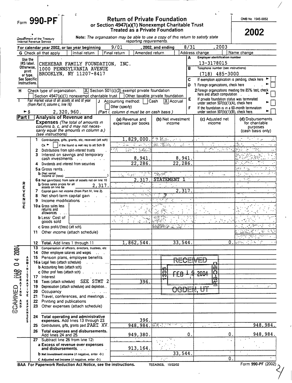 Form 990-PF 4