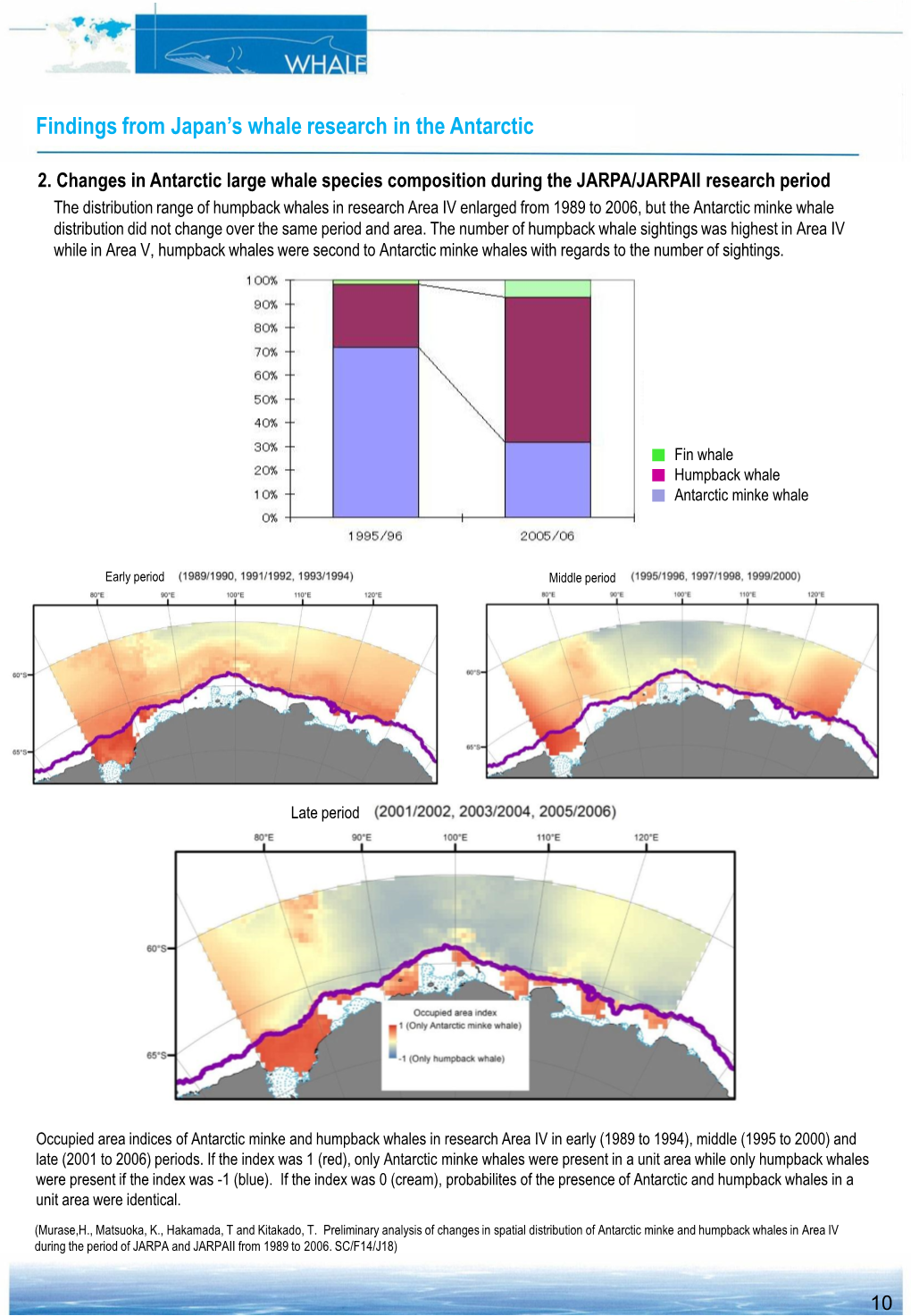 Findings from Japan's Whale Research in the Antarctic