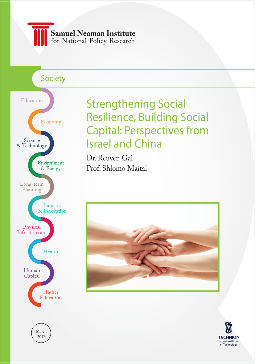 Perspectives from Israel and China Strengthening Social Resilience, Bu