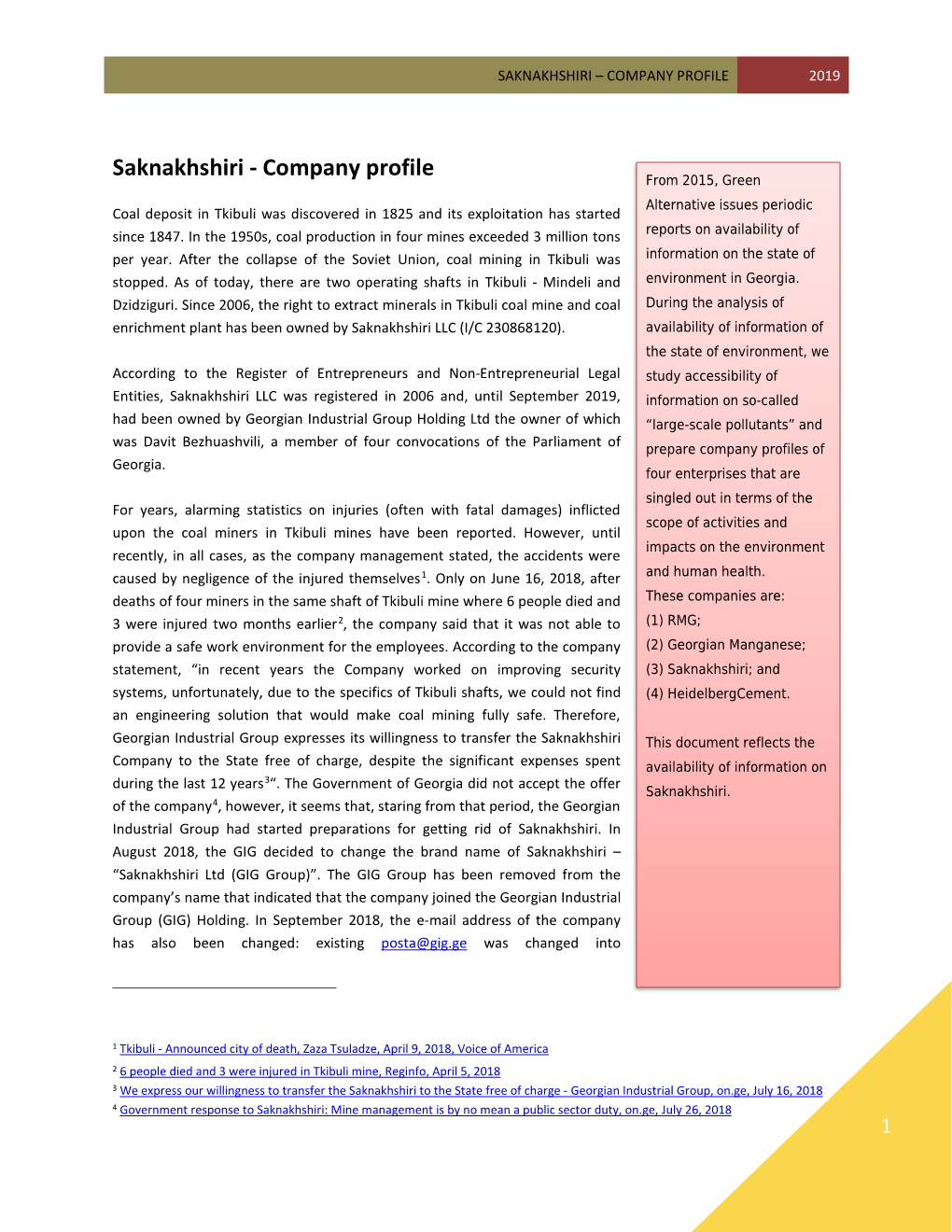 Saknakhshiri – Company Profile 2019