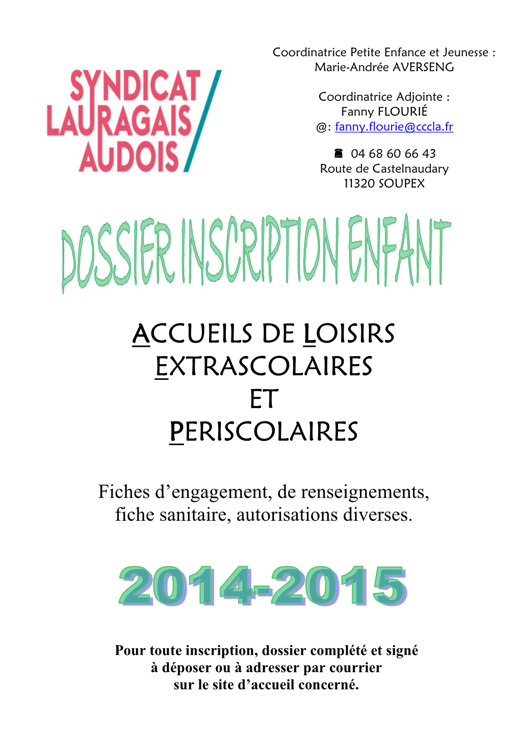 Accueils De Loisirs Extrascolaires Et Periscolaires