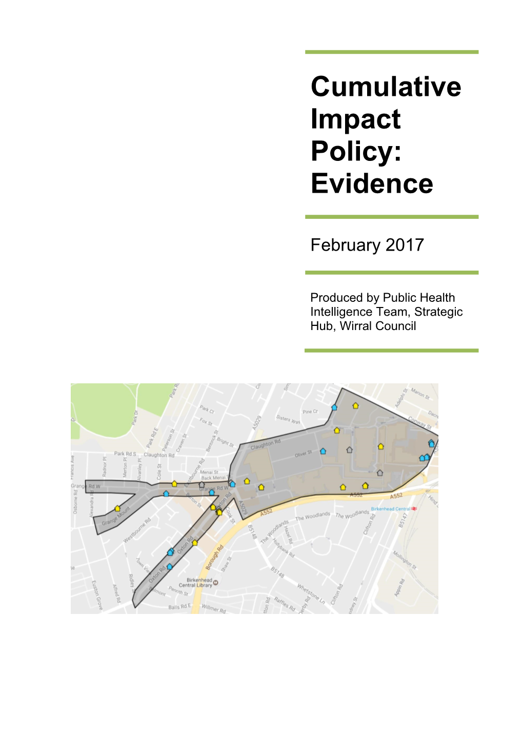 Cumulative Impact Policy: Evidence