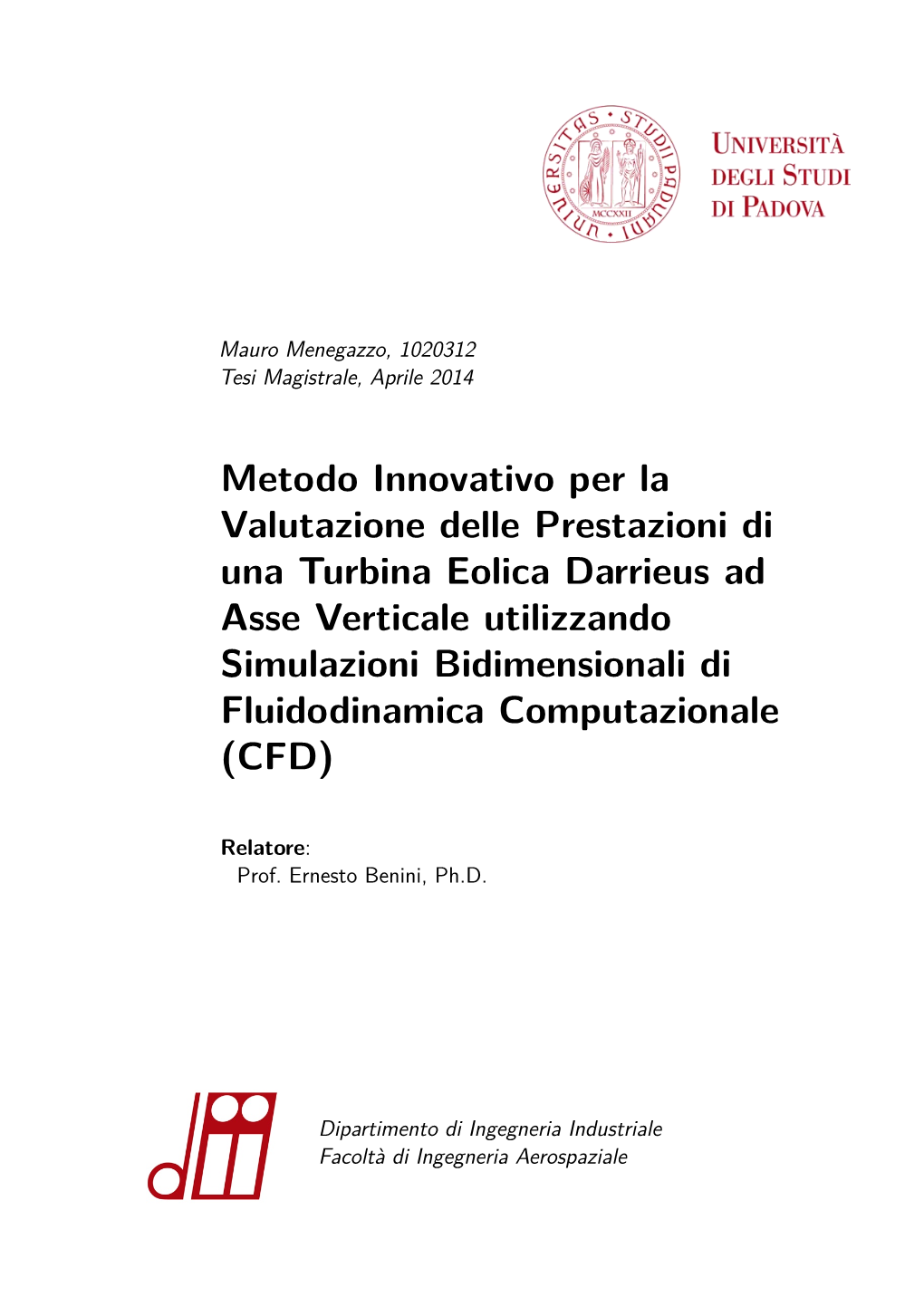 Metodo Innovativo Per La Valutazione Delle Prestazioni Di Una Turbina