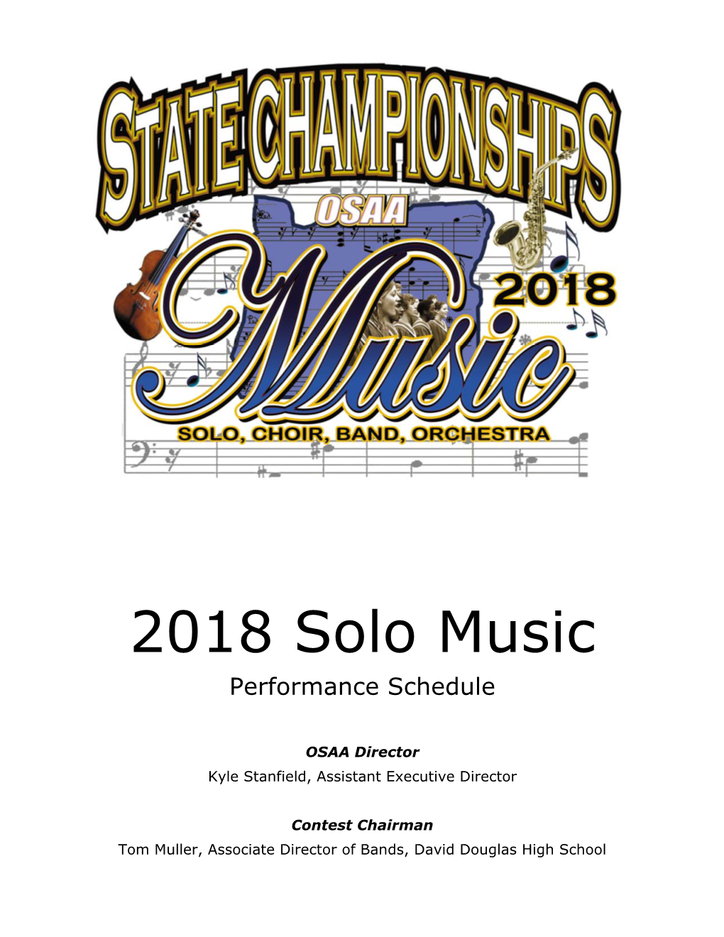 2018 Solo Music Program