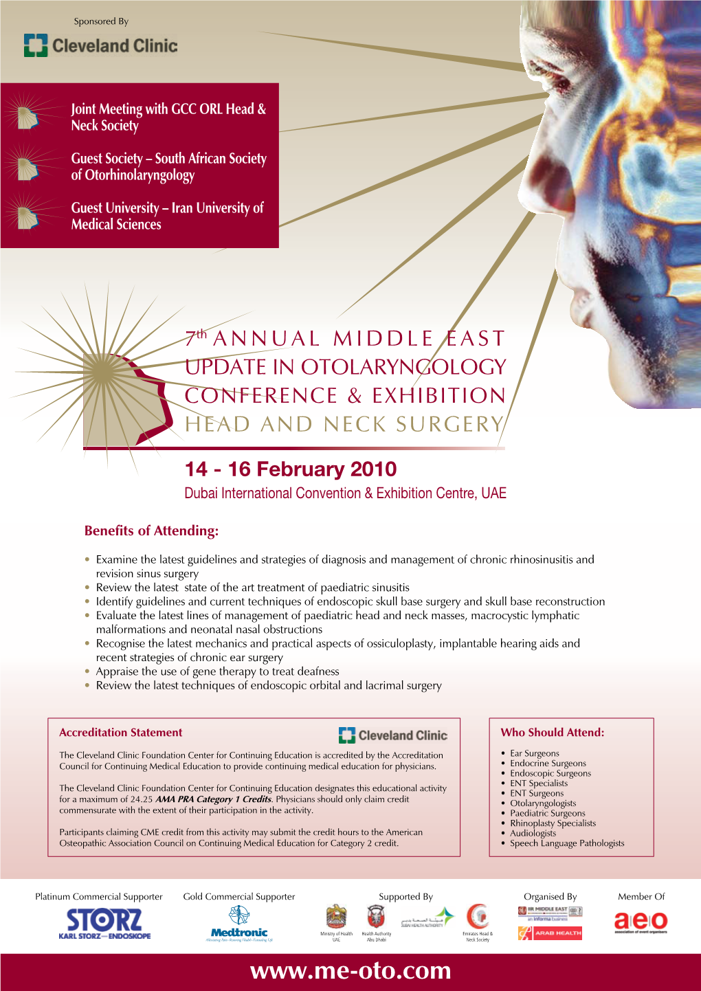 Day One, Sunday, 14 February 2010 Relevant to Audiologists & Speech Language Pathologists