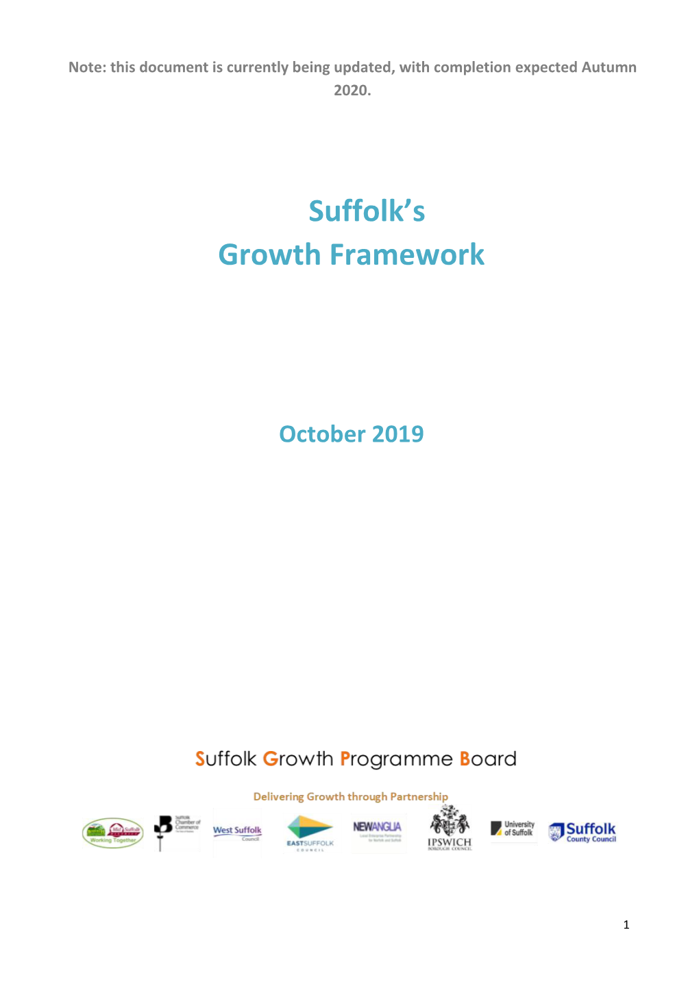 Suffolk Framework for Growth